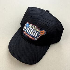 Vintage NCAA Final Four Hat Cap Strapback Black College Basketball Mesh y2k 2006